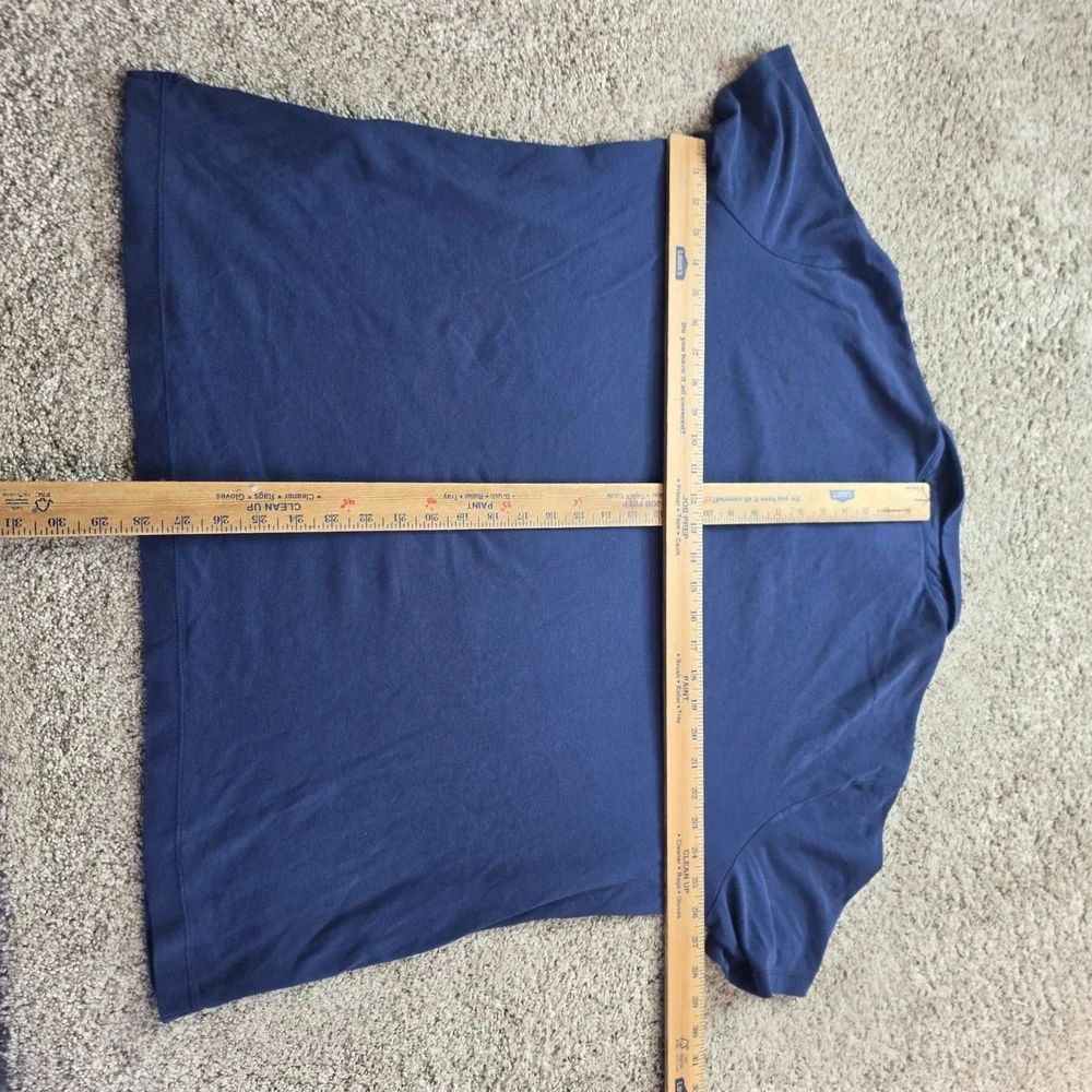 Banana Republic Polo Shirt Mens XXL Navy Blue Short Sleeve Cotton Jersey Adult